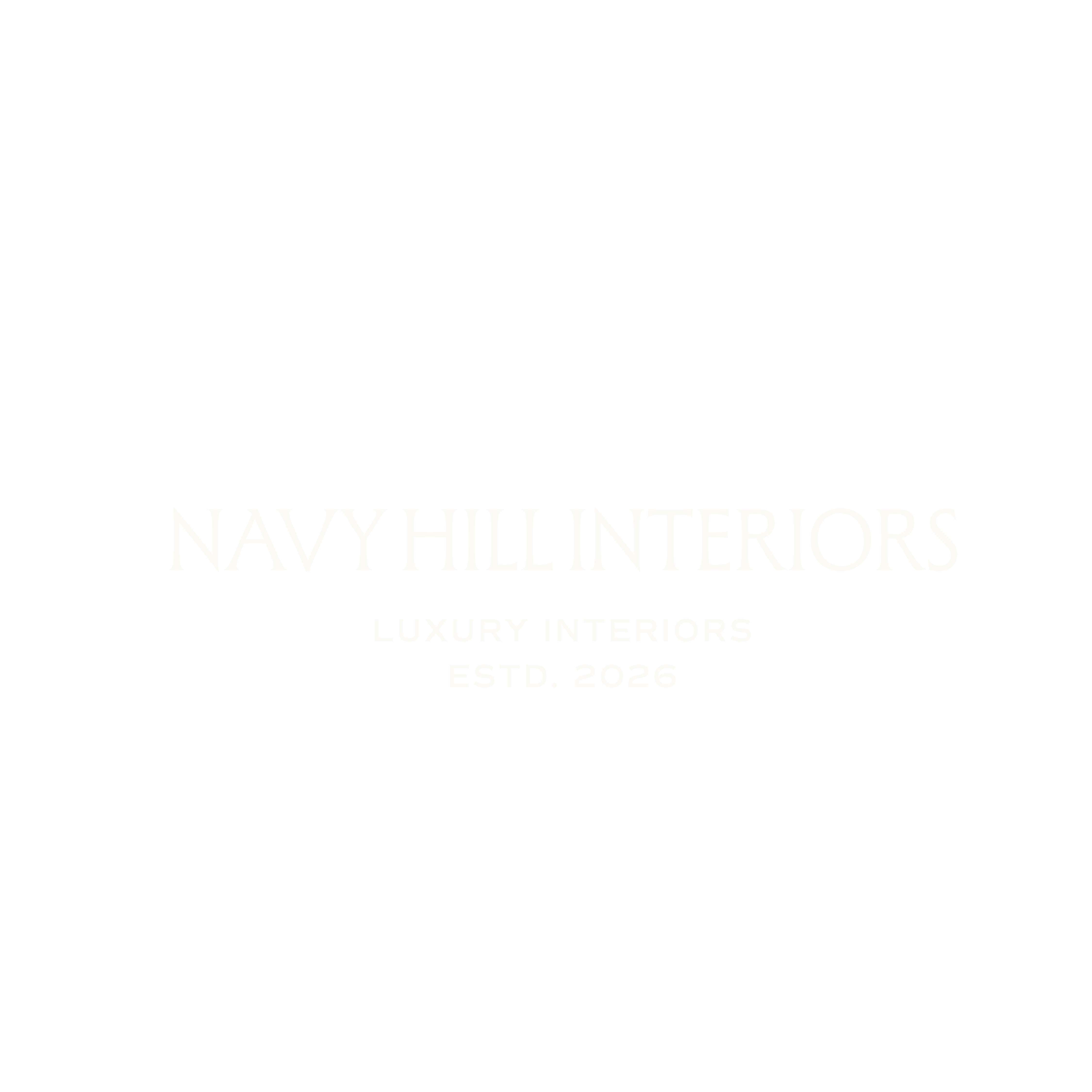 Navy Hill Interiors. Luxury Interiors. Est. 2026.
